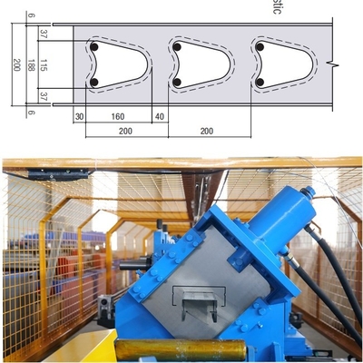 Muralha lógica Estrutural Mural Stud e trilha máquina de formação de rolamento alta velocidade