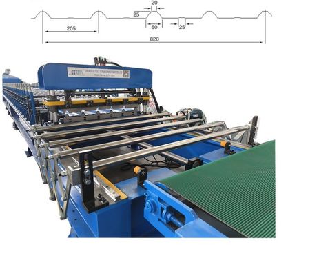 Máquina de fabricação de chapas de telhado metálicas de alta velocidade e automática
