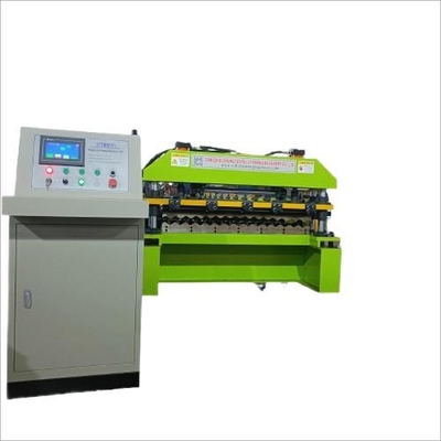 Máquina de formação de rolos de folhas onduladas de 1000 mm