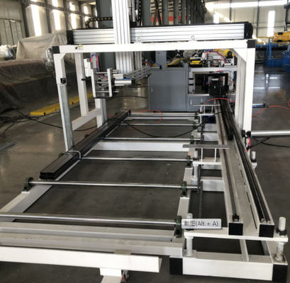 Máquina de moldagem automática de trilhos de rolagem por deriva sísmica