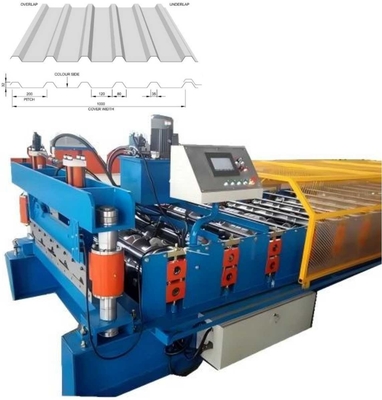 Máquina de moldagem de rolos de folhas de telhado de perfis de caixa de metal controlada por PLC