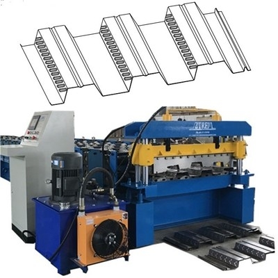 Máquina de fabricação de revestimentos de telhados metálicos para construção de estruturas de aço