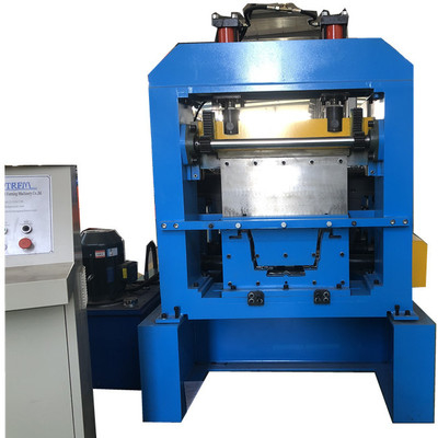 Máquina de moldagem de rolos de revestimento de aço de onda única com quadro de placa média soldering