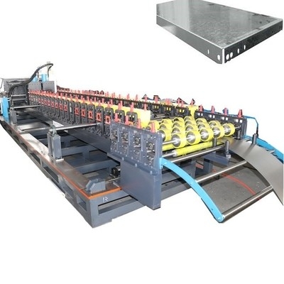Máquina de moldagem de rolos de chapa de aço de condução de cadeia Fluxo de processamento de desenrolamento Corte automática