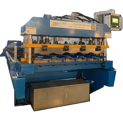 Versátil Step Tiles Roofing Sheets Rolling Forming Machine em russo
