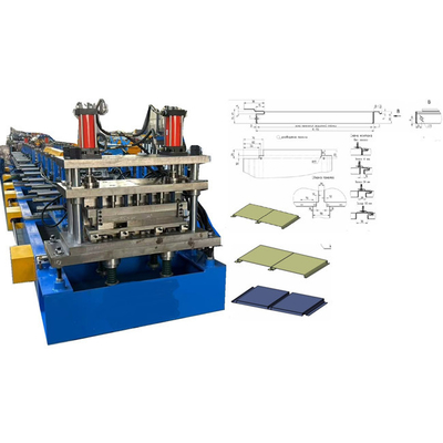 Máquina de fabricação de perfis de revestimento de parede de largura ajustável totalmente automática