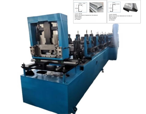 Produção Automática Versátil Cz Máquina de Purlin Alta Eficiência