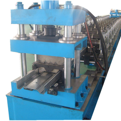 Máquina de moldagem de rolos de purlins estruturais com mudança automática de altura e largura motorizada