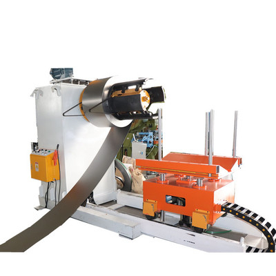 Máquina de descolamento automático de aço durável com estação de bomba hidráulica para linha de corte de metal