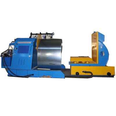 Máquina de descolamento automático de aço durável com estação de bomba hidráulica para linha de corte de metal