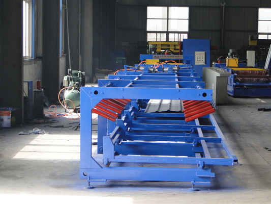 6m/8m/10m/12m Longo Metal Slitting Line Máquina de empilhamento automático para transporte de armazém