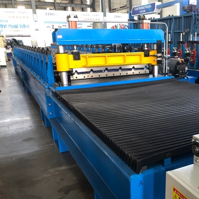 Máquina de moldagem por rolamento de chapas de telhado de metal IBR (45 m/min)