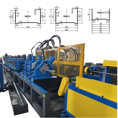 Máquina de conformação por rolo de perfis de montantes e guias para drywall 70m/min totalmente automática
