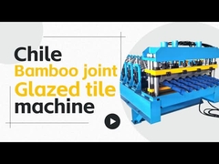 Versátil Step Tiles Roofing Sheets Rolling Forming Machine em russo